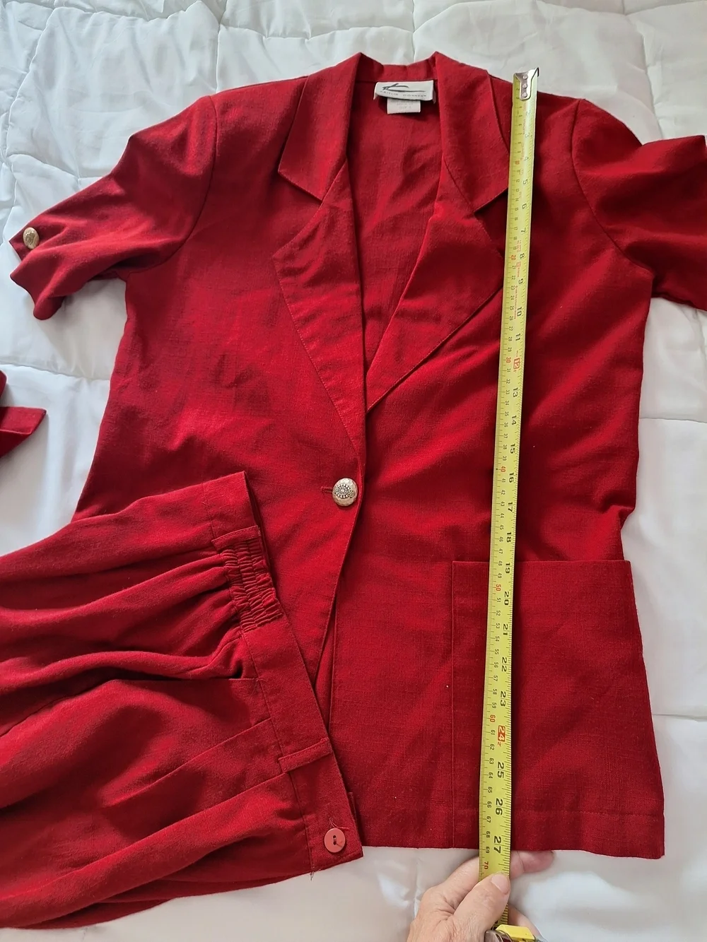 kaitlin Connor tailored red